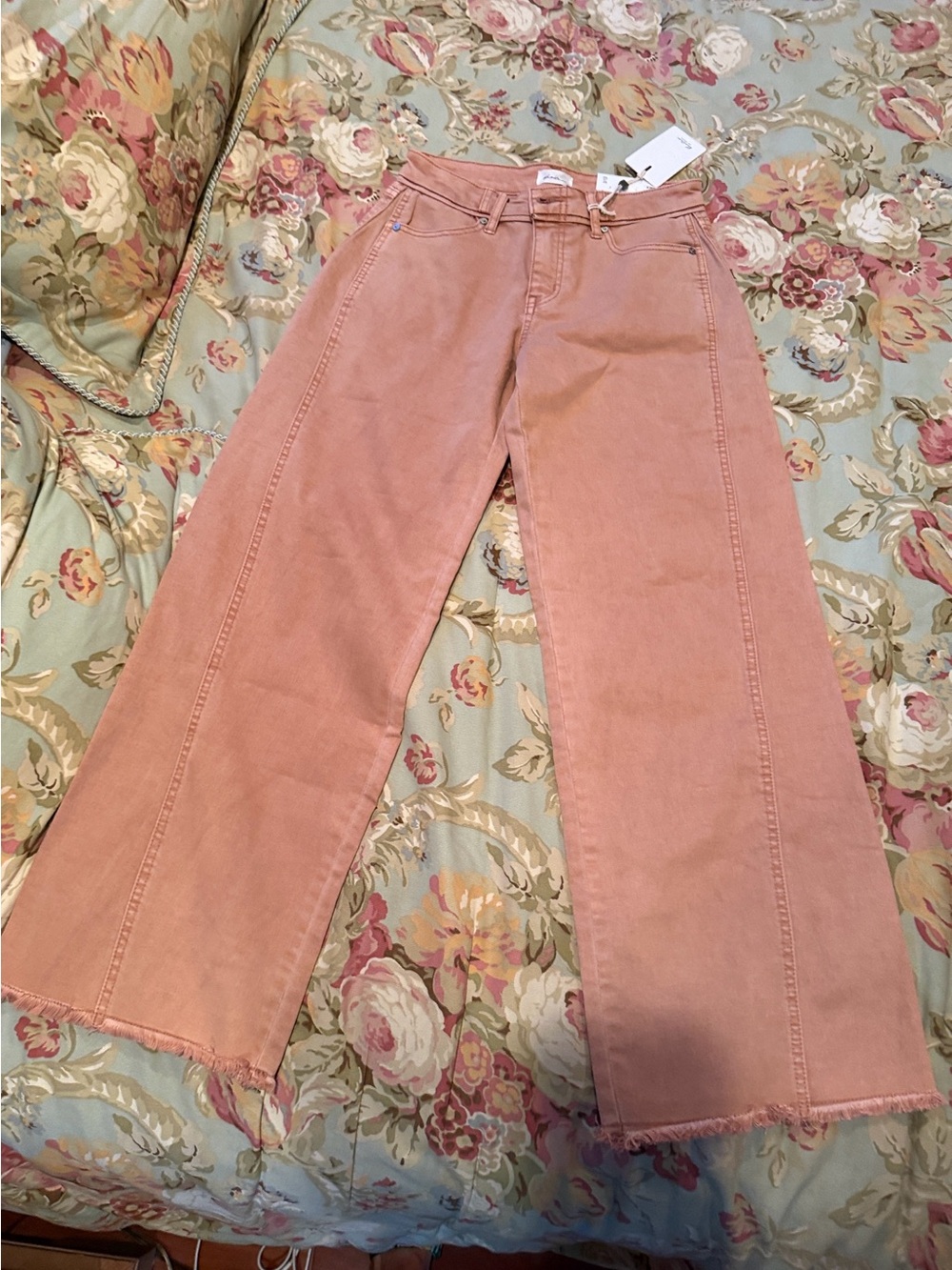 KanCan Wide-Leg Jeans in Rose Dust